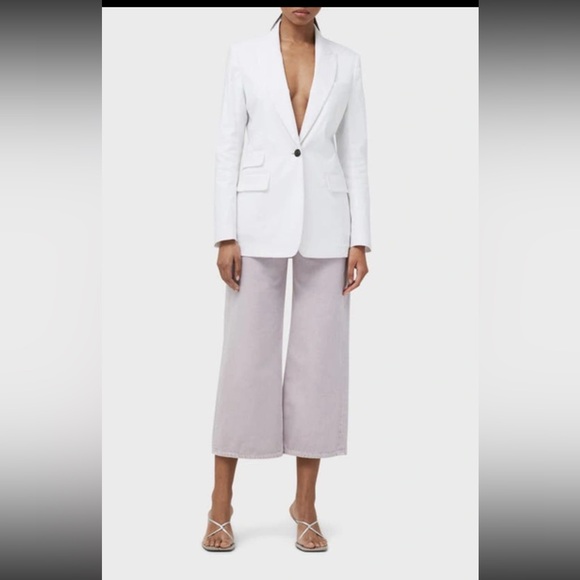 Rag And Bone 28 Andi High Rise In Lavender Ankle Jeans Wide Leg Anthropologie - Picture 7 of 12